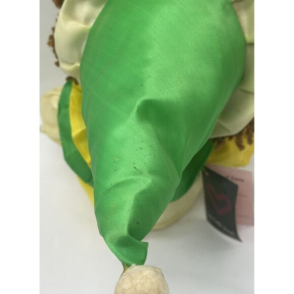 Vintage Faratak Inc Wind Up Musical Clown Doll Toy 1980s Green Yellow Works Rare - Picture 8 of 16